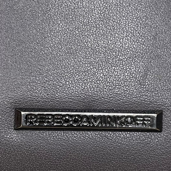 Rebecca Minkoff Elegant Sophia Gray Leather Envelope Tassel Clutch - Picture 3 of 5